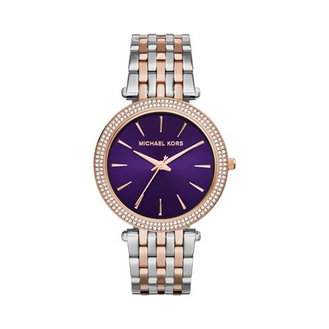 Michael Kors MK3353 Ladies Darci Two Tone Watch 